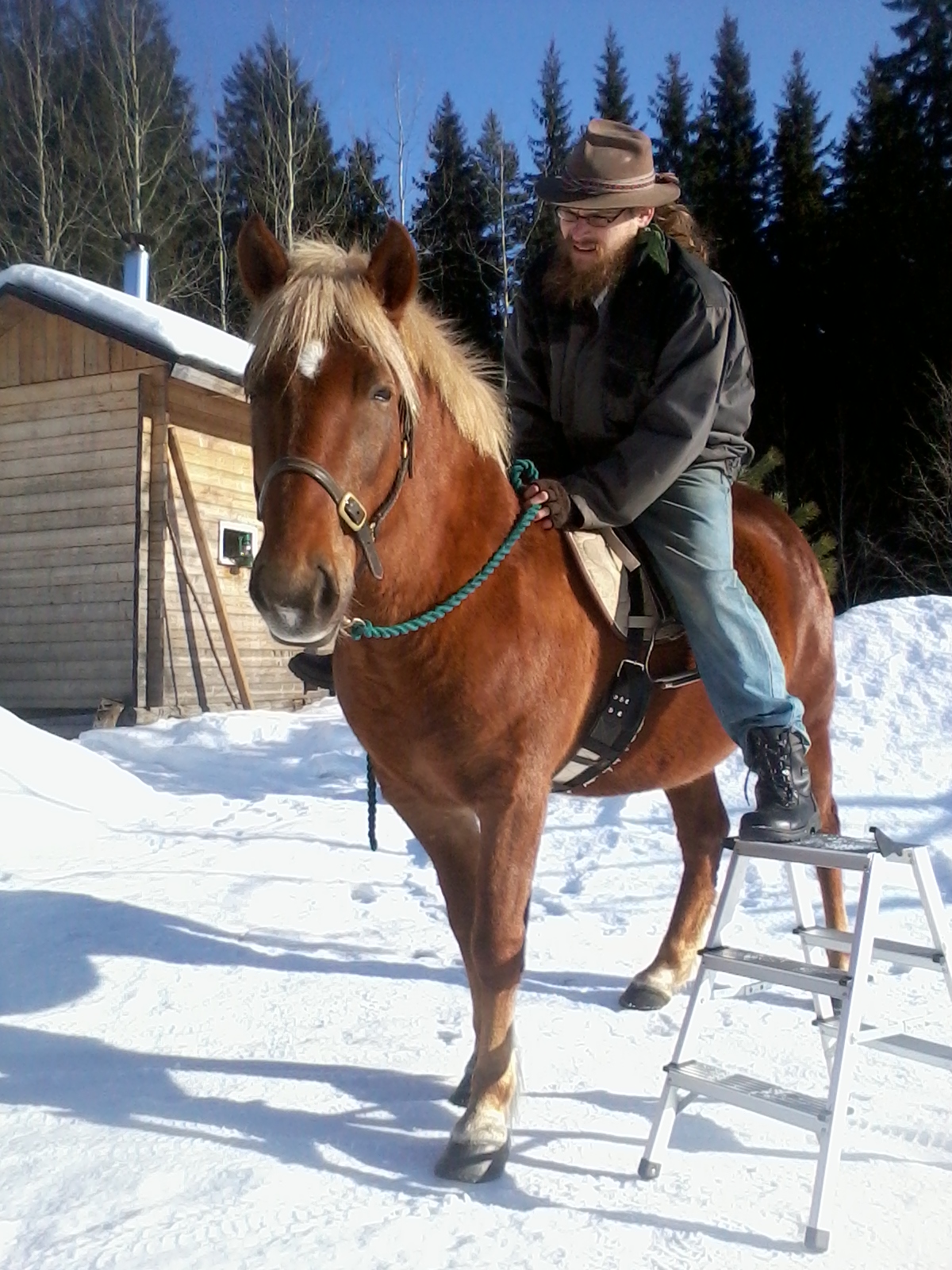 mounting for the first time