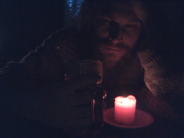 late evening beer