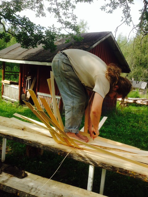 making a basket