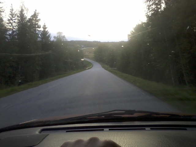driving to see the last customer for this week
