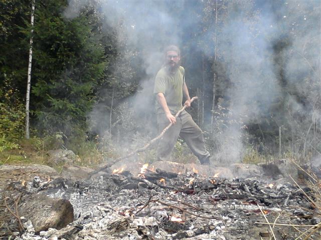 mini-scale slash-and-burn