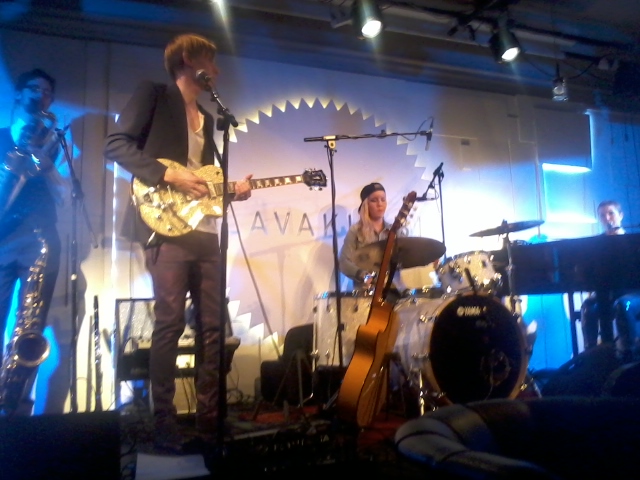Astrid Swan and the band