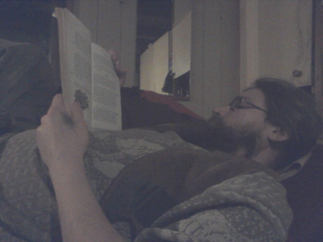 reading about gardening