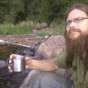 coffee after a morning swim at Lake Paloselkä