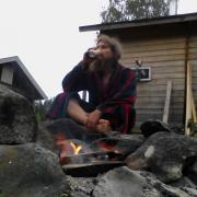 sauna, fire and beer
