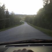driving to see the last customer for this week