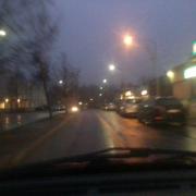 village main street at 4 pm