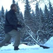cleaning snow