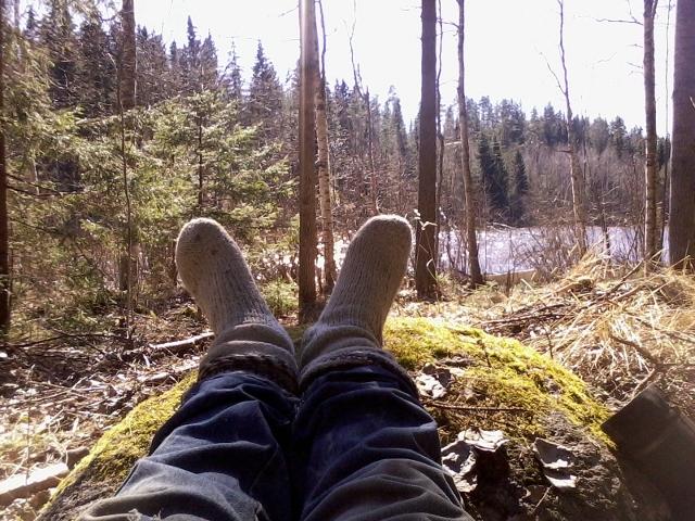 relaxing