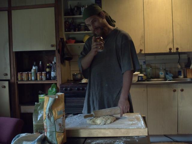 cinnamon rolls in the making