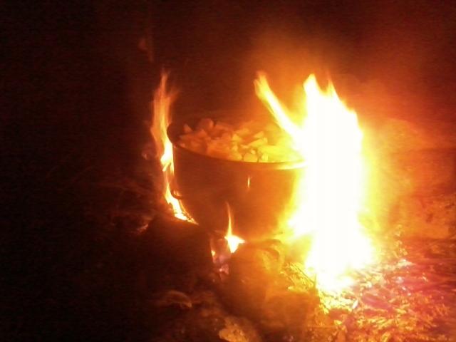 pumpkins boiling