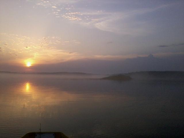 sunset at Lake Paloselkä