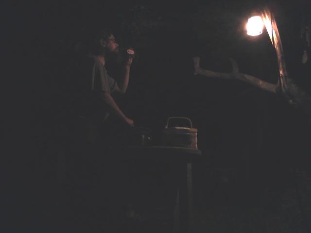 washing the dishes