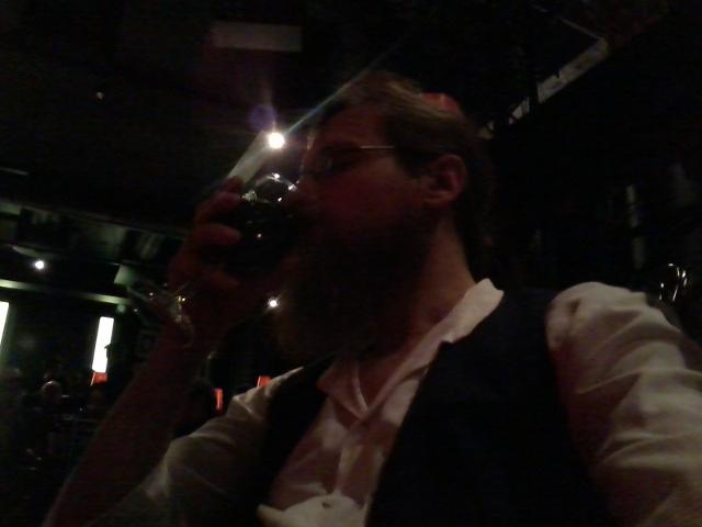 A hipster with a beard? Nope. Just a mountain man visiting citylife =)