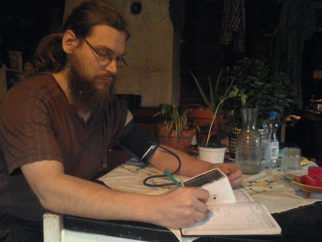 Measuring my blood pressure