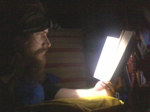 Reading Rushdie.
