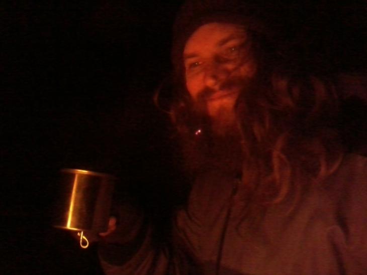 Morning coffee. Shortly after taking this picture I thought that it smells like burning wool. Then I realized that there is a spark in my beard =)